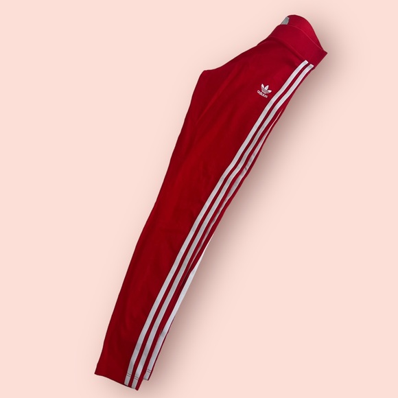 **SOLD** ADIDAS | Full length leggings Red 10 - Picture 9 of 10